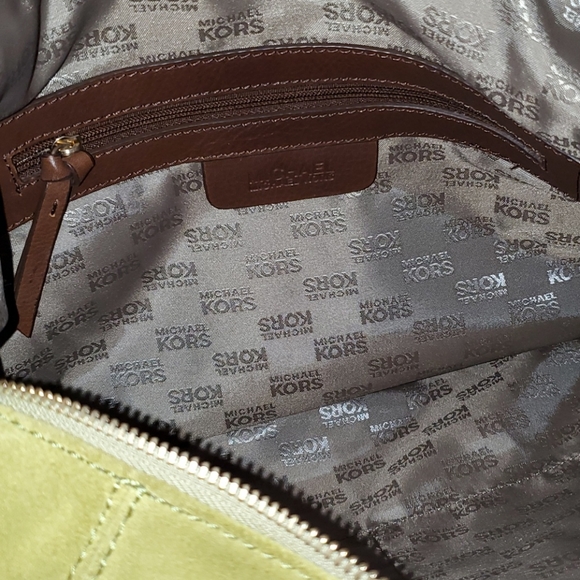 Michael Kors Suede Shoulder Bag - Picture 9 of 14